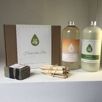 La Laudry box 4 produits de la gamme LO choix de la senteur fleur d'oranger