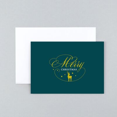 Christmas card deer Edgar