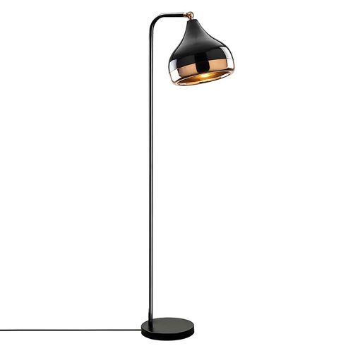 Floor light PWL-0068 pakoworld E27 in black-bronze color 30x17x120cm