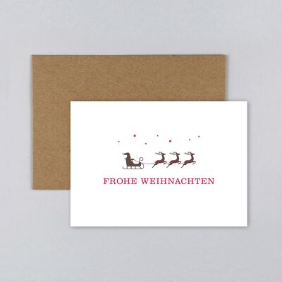 Carte de Noël Père Noël Rolf