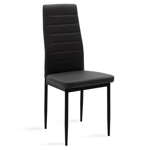 Chair Parker pakoworld metal-PU black