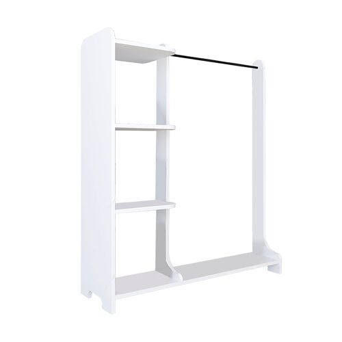 Entrance furniture Renesme pakoworld white 106x35x128cm
