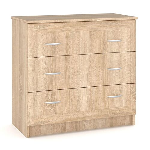 Chest of drawers Rebecca pakoworld 3rd drawer color sonoma 80.5x38x77cm