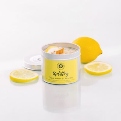 Candela biologica al limone e clementina