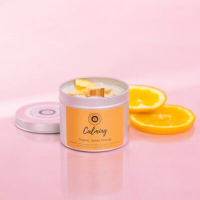 Organic Sweet Orange Candle