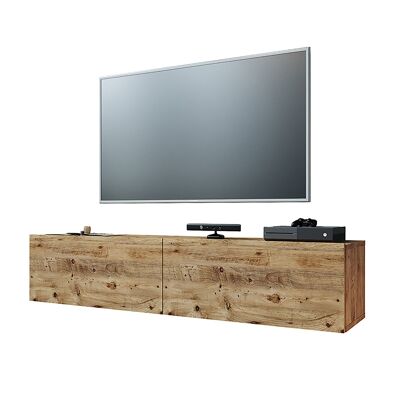 Dello pakoworld wall TV unit oak color 140x31,5x29,5cm