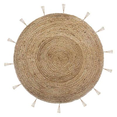 Coze carpet pakoworld jute natural-gold D80x1cm