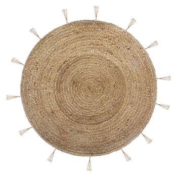 Tapis Coze pakoworld jute naturel-or D80x1cm 1