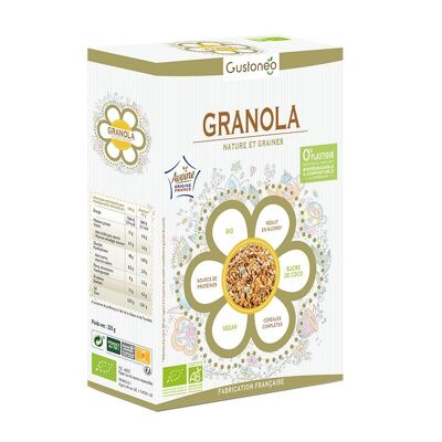 Granola ecológica natural y semillas 325g