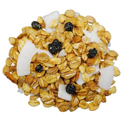 Granola bio Mures myrtilles noix de coco sac vrac 5kg