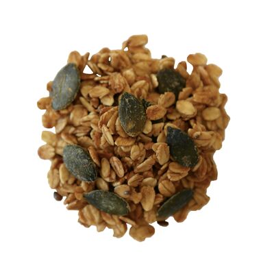 Granola biologica multi-seme naturalmente senza glutine busta sfusa da 5kg