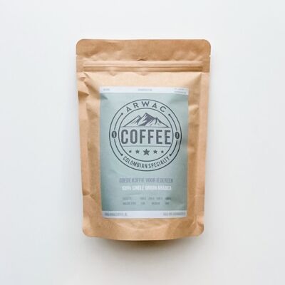 ARWAC COFFEE VERS GEBRANDE ARABICA KOFFIE –  200gr - Medium Maling