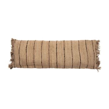 Housse de Coussin Oh My Gee - Beige Noir - 35x100 1