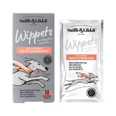 Wippets Pawkit Cleansing Wipes 10Pk