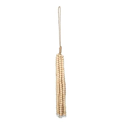 The Wooden Beads Tassel - Natural