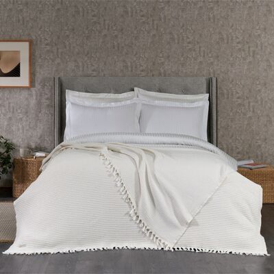 Ani Cotton Blanket| Off-White