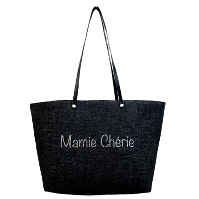 Mademoiselle bag, Granny darling, black anjou