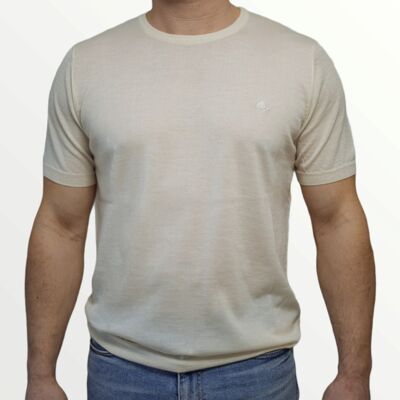 SHPERKA Camiseta de cachemir beige