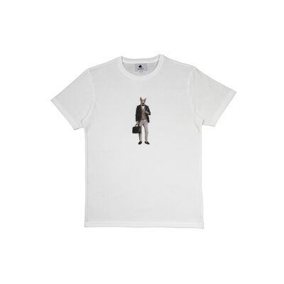 T-shirt Mr. SHPERKA blanc