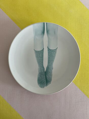Heppie jambes muurbord / ontbijtbord 4