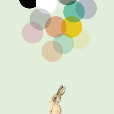 Affiche beestenboel konijnmeisje 1