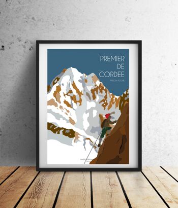 Affiche premier de cordee - format A3 2