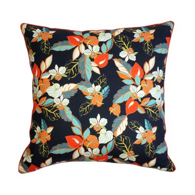 "Marco Polo" floral print cushion