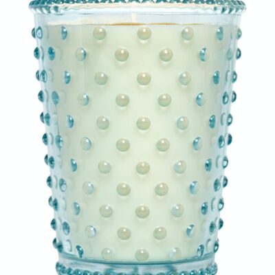 Simpatico Hobnail Glass Candle #34 Agave Azul