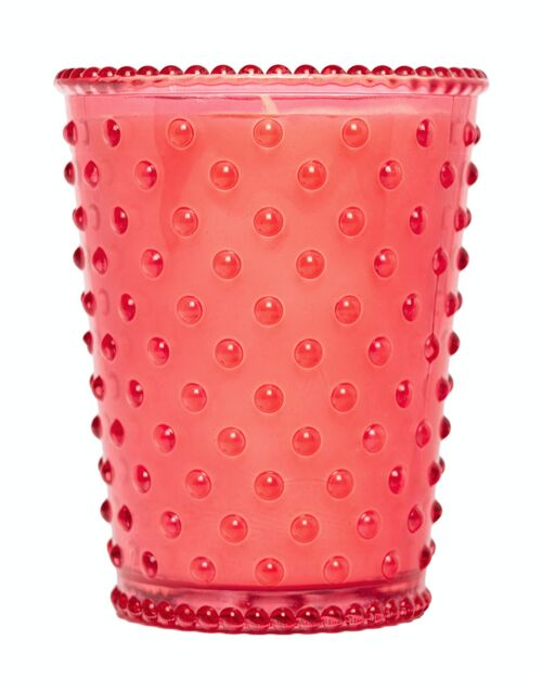 Simpatico Hobnail Glass Candle #37 Hibiscus