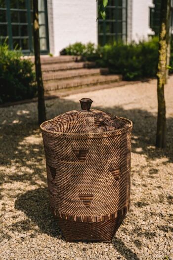 Panier à Linge Colonial - Brun Naturel - XL 3