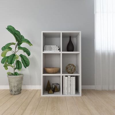 Homestoreking Bookcase/sideboard 66x30x97.8 cm chipboard white 1