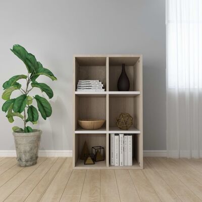 Homestoreking Bookcase/sideboard 66x30x97.8 cm chipboard white 2