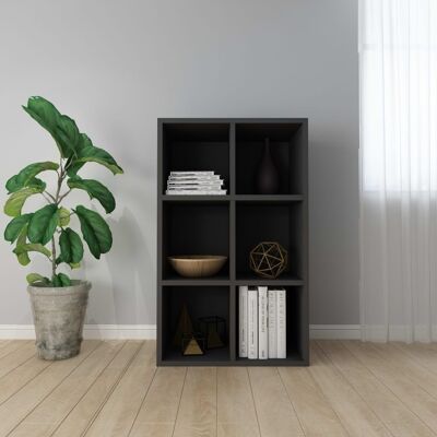 Homestoreking Bookcase/sideboard 66x30x97.8 cm chipboard black