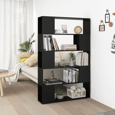 Homestoreking Bookcase/room divider 100x24x155 cm chipboard 5