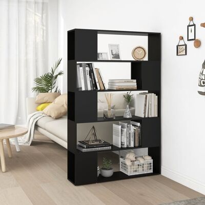 Homestoreking Bücherregal/Raumteiler 100x24x155 cm Spanplatte 5