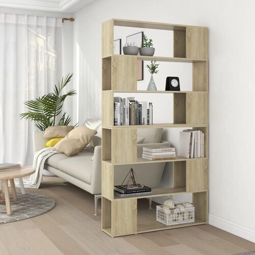 Homestoreking Boekenkast/kamerscherm 100x24x188 cm sonoma eike