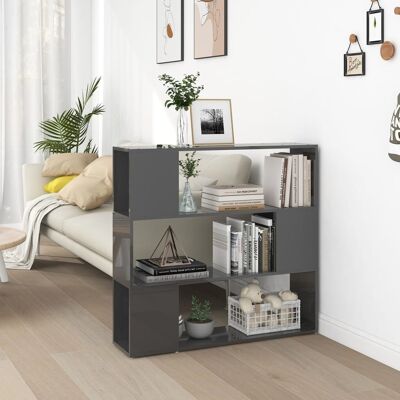 Homestoreking Boekenkast/kamerscherm 100x24x94 cm hoogglans gr