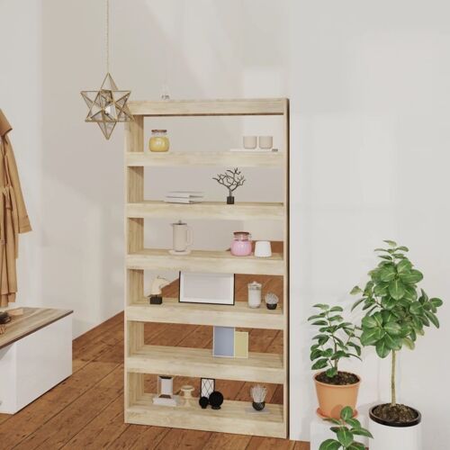 Homestoreking Boekenkast/kamerscherm 100x30x198 cm bewerkt hou 6