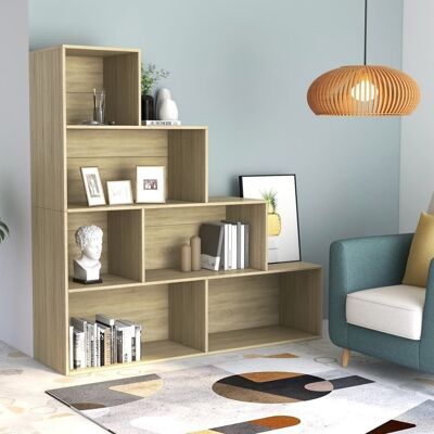 Homestoreking Bookcase/room divider 155x24x160 cm chipboard 6
