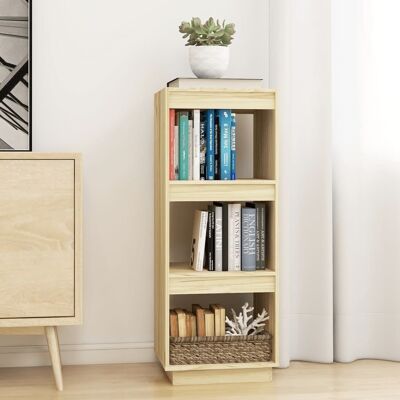 Homestoreking Bookcase / folding screen 40x35x103 cm solid pine 1