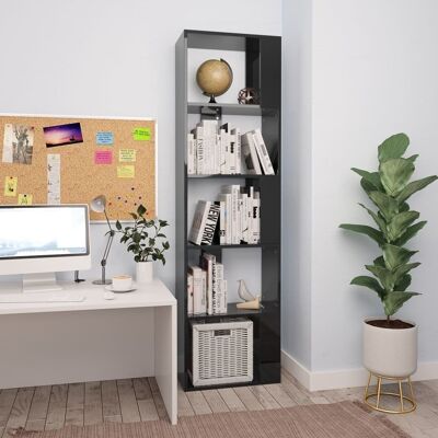 Homestoreking Bookcase/room divider 45x24x159 cm chipboard h 3