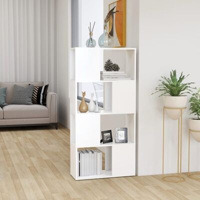 Homestoreking Bookcase/room divider 60x24x124.5 cm chipboard 3