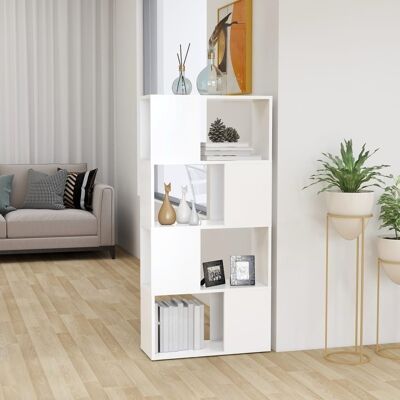 Homestoreking Bibliothèque/séparateur de pièce 60x24x124,5 cm aggloméré 3