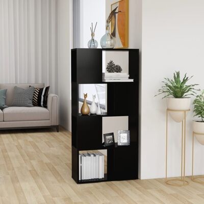 Homestoreking Bibliothèque/séparateur de pièce 60x24x124,5 cm aggloméré 4