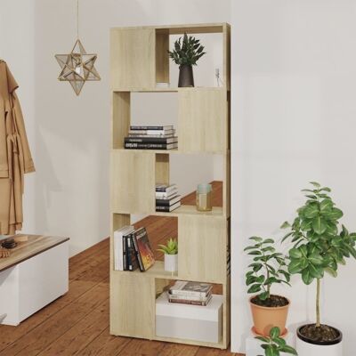 Homestoreking Bookcase/room screen 60x24x155 cm sonoma oak