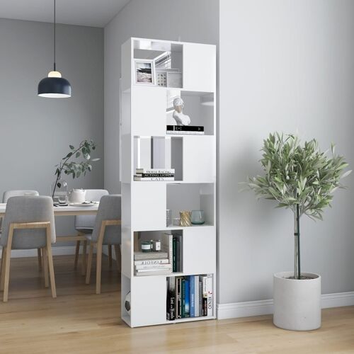 Homestoreking Boekenkast/kamerscherm 60x24x186 cm hoogglans wi