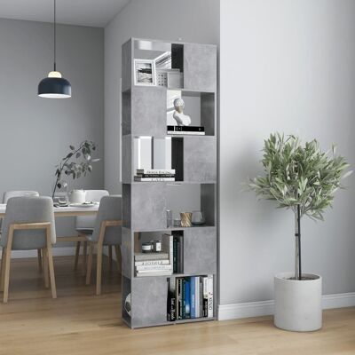 Homestoreking Bookcase/room divider 60x24x186 cm chipboard b