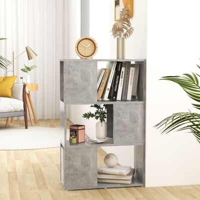 Homestoreking Librería/separador de ambientes 60x24x94 cm aglomerado be