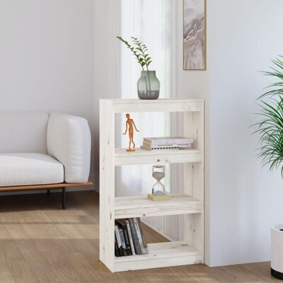 Homestoreking Librería / biombo 60x30x103,5 cm macizo gr 3