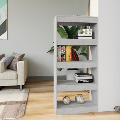 Homestoreking Bookcase / folding screen 60x30x135 cm processed wood 1